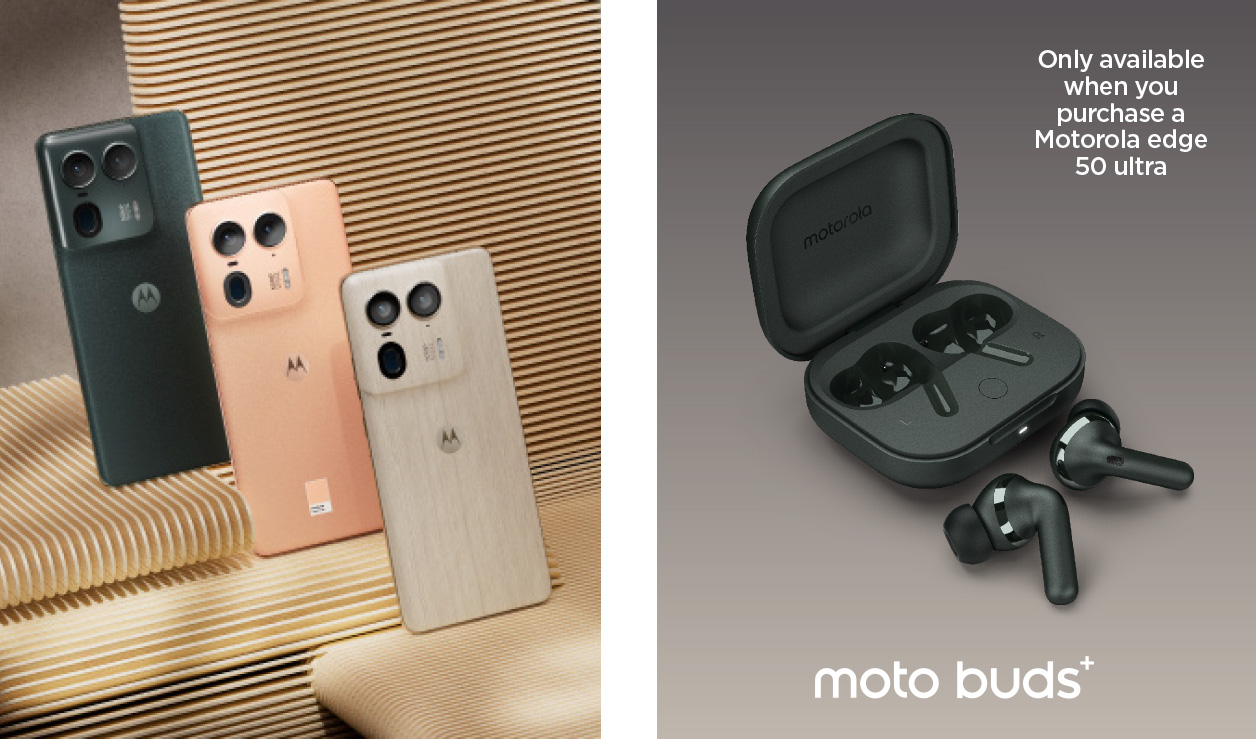 moto buds+ - Only available when you purchase a Motorola edge
50 ultra